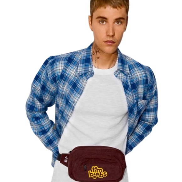 Justin Bieber Bags Justin Bieber X Tim Hortons Brown Corduroy Exclusive Tim Biebs Fanny Pack